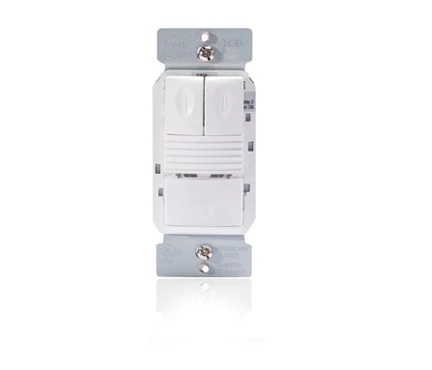 WATTSTOPPER PW-200-B PIR WALL SWITCH OCCUPANCY SENSOR 2 RELAYS 120/277V BLACK - Image 10