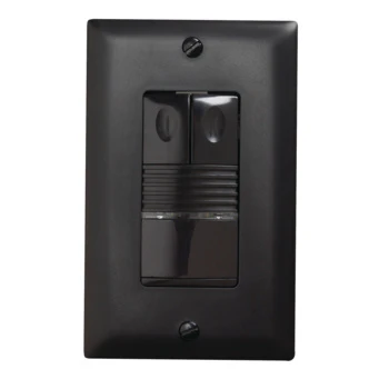 WATTSTOPPER PW-200-B PIR WALL SWITCH OCCUPANCY SENSOR 2 RELAYS 120/277V BLACK - Image 7